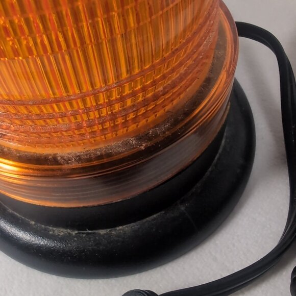 LED Strobe Light CAX45-LED E-330AM Amber Beacon Truck Magnetic Safety Ching Mars - Picture 11 of 12